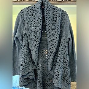 Shawl Collar open front Women’s sweater